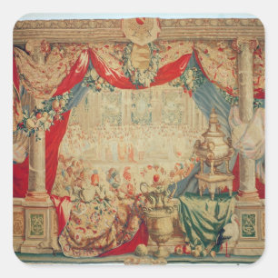 Pegatina Cuadrada El mes de febrero