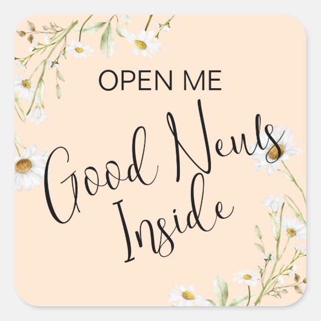 Pegatina Cuadrada El Ministerio de JW suministra cartas escribiendo  (Anverso)