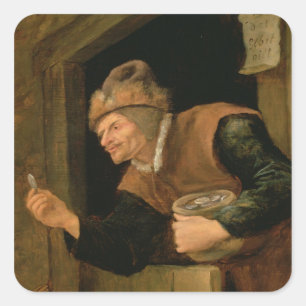 Pegatina Cuadrada El Miser