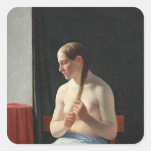 Pegatina Cuadrada El modelo, 1839