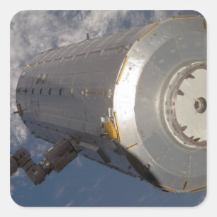 Pegatina Cuadrada El módulo a presión japonés 3 de Kibo