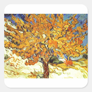Pegatina Cuadrada El Moral, Vincent Van Gogh
