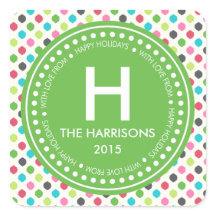 El navidad colorido moderno personalizó días de