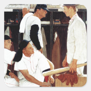 Pegatina Cuadrada El novato