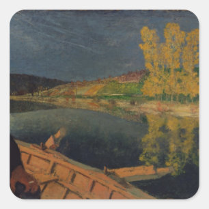 Pegatina Cuadrada El observador, 1897