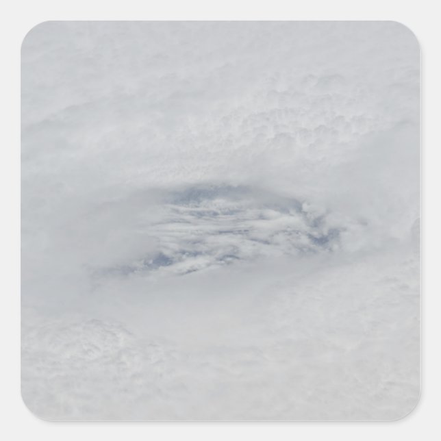 Pegatina Cuadrada El ojo del huracán BIll (Anverso)