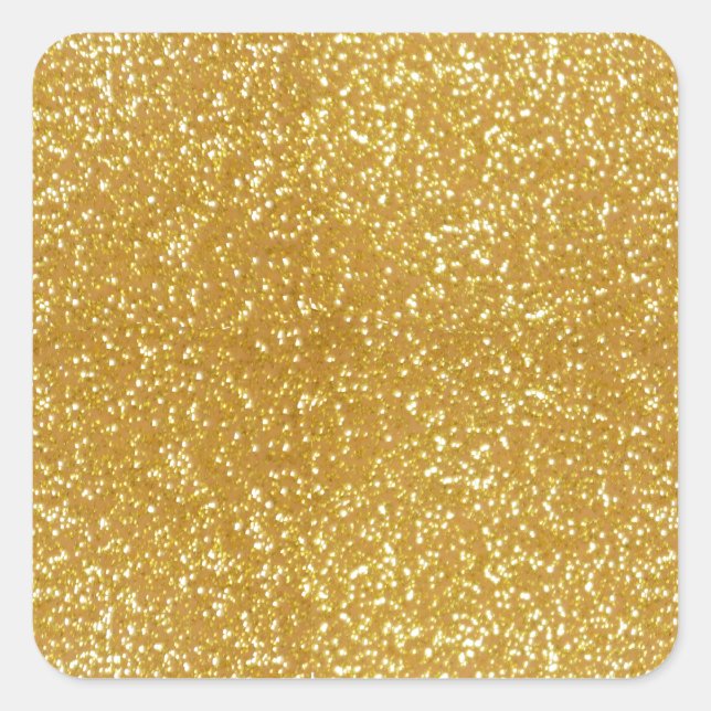 Pegatina Cuadrada El oro espléndido (Anverso)
