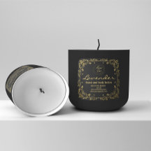 El oro purpurina de lujo y los ingredientes negros