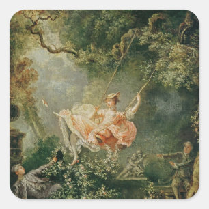 Pegatina Cuadrada El oscilación