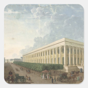 Pegatina Cuadrada El Palais de la la Bourse
