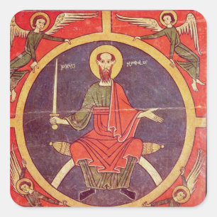 Pegatina Cuadrada El panel lateral de un altarpiece