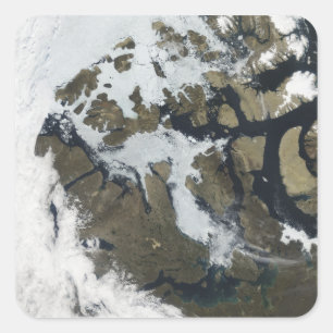 Pegatina Cuadrada El paso del noroeste