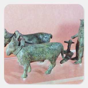 Pegatina Cuadrada El Payaso de Arezzo