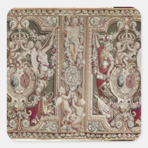 Pegatina Cuadrada El Portiere del famoso, taller de los duendes