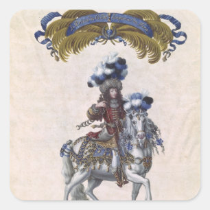 Pegatina Cuadrada El príncipe de Conde