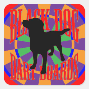 Pegatina Cuadrada El prospector