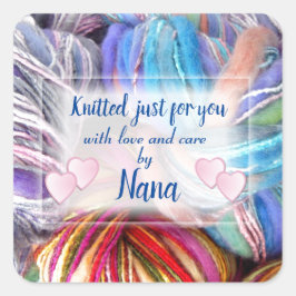 Pegatina Cuadrada El punto de mira de Nana