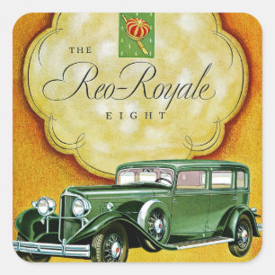 Pegatina Cuadrada El Reo-Royale Ocho
