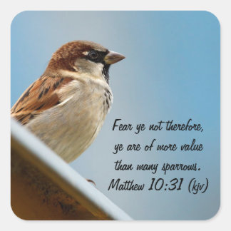 Pegatina Cuadrada El resplandor