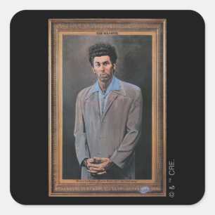 Pegatina Cuadrada El Retrato de Kramer