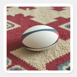 Pegatina Cuadrada El "RUGby"