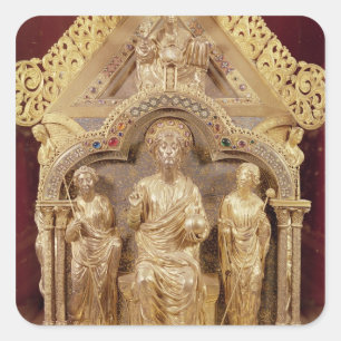Pegatina Cuadrada El santuario de Nuestra Señora de Notre-Dame de To