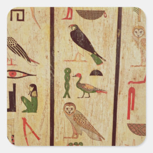 Pegatina Cuadrada El sarcófago del detalle o de Psamtik I (664-610