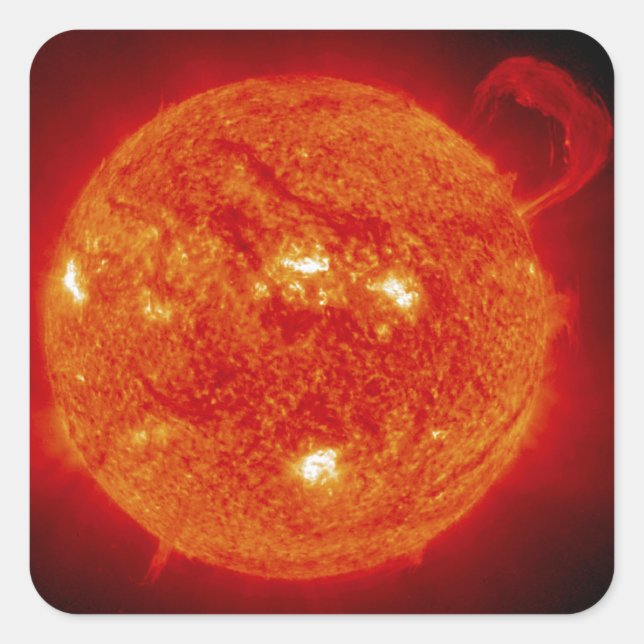 Pegatina Cuadrada El Sol (Anverso)