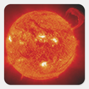 Pegatina Cuadrada El Sol