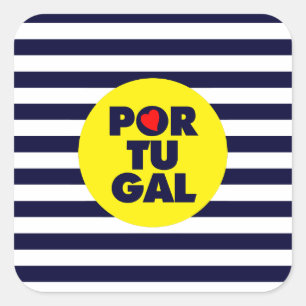 Pegatina Cuadrada El sol portugués