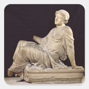 Pegatina Cuadrada El Supplicant Barberini