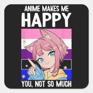 Pegatina Cuadrada El tabaco feliz día de San Valentín