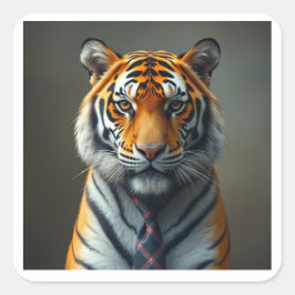 Pegatina Cuadrada El "TIEger"