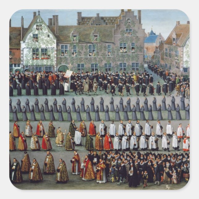 Pegatina Cuadrada El triunfo (Anverso)