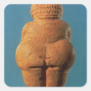 Pegatina Cuadrada El Venus de Willendorf