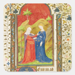 Pegatina Cuadrada El Visitation