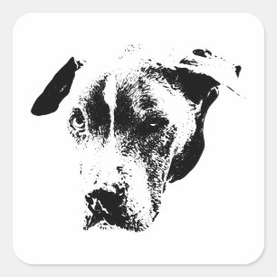 Pegatina Cuadrada El Wink Que Gana