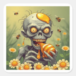 Pegatina Cuadrada El "zomBEE"