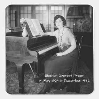 Pegatina Cuadrada Eleanor Everest Freer