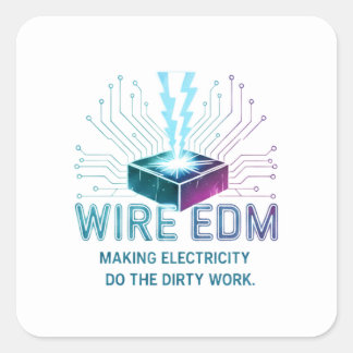 Pegatina Cuadrada Electric Discharge Machining Phone Case