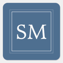 Elegante Boda de Monograma Blanco Turquesa Oscuro