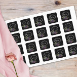 Pegatina Cuadrada Elegante Cascada Floral Oscura Borgoña Negra<br><div class="desc">Elementos: acuarelas florales, rosas, otras flores, vegetación, plumas, ricos tonos oscuros. Fuentes serif contemporáneas con acentos de guión Colores: negro, burdeos, rosa, rubí, malva, marrón, crudo, lavanda, púrpura, ciruela, azul polvoriento, verde. Temas: moderno, oscuro, elegante, elegante, monótono, floral, botánico, jardín, invierno, contemporáneo, exuberante, sofisticado. Colección: Elegante colección de Bodas de...</div>