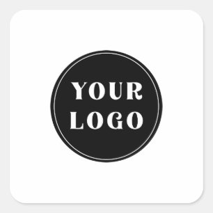 Pegatina Cuadrada Elegante, Minimalista, Con estilo y Personalizable