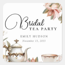 Elegante Tea Fiesta Bridal Shower