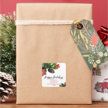 Elegante vacaciones de follaje verde minimalista m