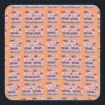 Pegatina Cuadrada Elegante y único arte con estampado cardíaco para<br><div class="desc">Obras de arte de estilo cordial exclusivas para todas las edades Añade un toque de amor a tu colección de artículos de papelería con este diseño de corte Sentimental Hearts Checkered. Ya sea un portátil, una tarjeta de felicitación o un pegatina, este diseño aporta una estética romántica y elegante a...</div>