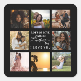 Pegatina Cuadrada Elegent first mothers day