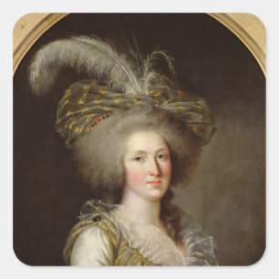 Pegatina Cuadrada Elisabeth de Francia