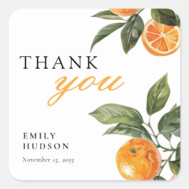 Pegatina Cuadrada Ella Encontró Su Fiesta de Despedida de Soltera Ma