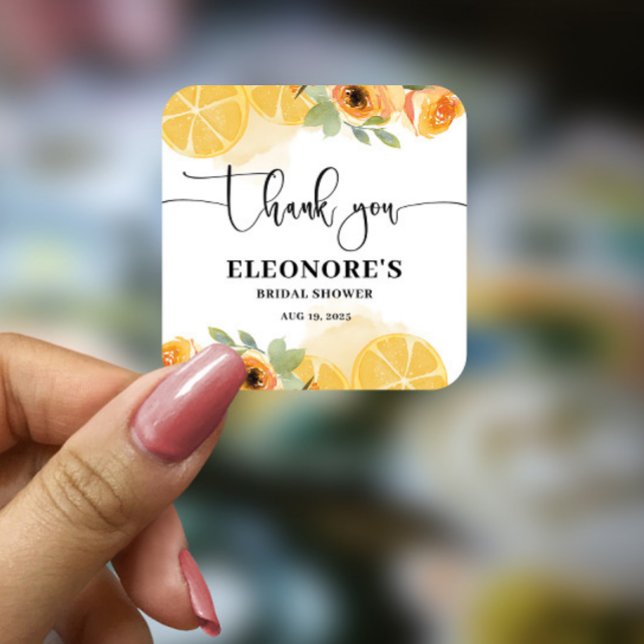 Pegatina Cuadrada Ella Encontró su Squeeze Despedida de Soltera  (Subido por el creador)